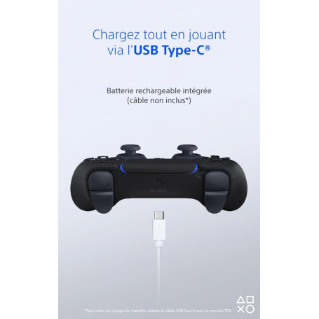 4x Battery-Batterie Rechargeable pour manette sans fil Sony PS5 -PlayStation 5 DualSense 2650