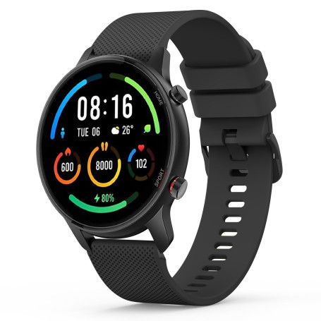 Vancle Bracelet pour Xiaomi Mi Watch/S1/S1 Active/Xiaomi Mi Watch Color Sport, 22mm Silicone Bracelet, Noir