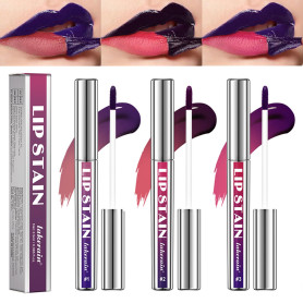Peel Off Lip Tint 3 Colors Detachable Lip Liner Long Lasting Waterproof Matte Lip Gloss Liquid Lipstick Pigmented Lip Pencil