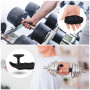 flintronic Poignées d'haltérophilie, Gants de Gymnastique d'Entraînement, Silicone Grip Pads, Poignées sans Doigts, Antidérapant