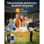 hohem Stabilisateur Smartphone iSteady X3 SE, 3 Axes Stabilisateur de Cardan, Design léger et Pliable avec télécommande détachab