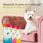 BEAPHAR – Lingettes Sensitive 100% végétales pour Chien et Chat – 98% Ingrédient naturels– Hypoallergéniques– À l'Aloe Vera et à