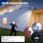 Cinnado Camera Surveillance WiFi Exterieure sans Fil Solaire – 2K Caméra de Surveillance Extérieur avec Panneau Solaire, Wi-FI 2