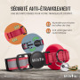 Kittytag Collier Chat avec Accessoire Compatible avec Airtag Apple,Réfléchissant et Lumineux GPS Chat avec Anti étranglement,Rég
