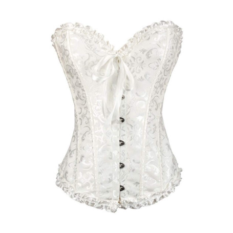 SxyBox Corset Femme Sexy Steampunk Gothique Bustier Grande Taille pour Halloween, Carnaval, Jeu de rôle