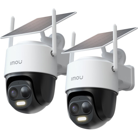 Imou 2K Caméra Surveillance WiFi Exterieure sans Fil Solaire avec Batterie 5000mAh,Caméra Solaire Exterieur 360° PTZ,Détection d