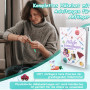 Coopay Kit Crochet Débutant Complet Portable, 15 Pelotes de Laine, Accessoires de Crochet Trioct, 73 Kits de Crochet Ergonomique
