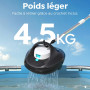 TALOSBO Pleco Se Robot de Piscine, 130 Min de Nettoyage Aspirateur Automatique Piscine, Charge Rapide en 2,5h, Idéal pour Piscin