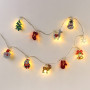 JELLYSUB Mini Crochets de Fixation Transparents, 100 Mini Crochets et 120 Bandes Adhésives pour Guirlande Lumineuse et Décoratio