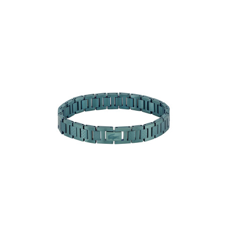Lacoste Bracelet à maillons Collection METROPOLE Embelli avec motif petit piqué - Disponible pour homme et femme