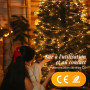 SALCAR Guirlande Lumineuse LED à Grappes pour Arbre de Noël, 20m 800 LEDs Éclairage de Noël avec 8 Modes, Imperméable IP44 Guirl