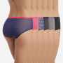 Dim Boxer Femme Les Pockets Coton Stretch Colorés x6