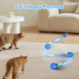 Gerbala Jouet pour Chien, Speedy Tail 2.0, 2025 Jouets Interactifs pour Chats, Jouet Intelligent pour Chat, Balle Roulante Autom