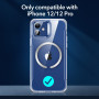 ESR Coque Magnétique pour iPhone 12 et iPhone 12 Pro, Compatible avec MagSafe, Hybrid Coque pour iPhone 12/12 Pro avec HaloLock,