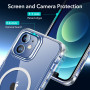 ESR Coque Magnétique pour iPhone 12 et iPhone 12 Pro, Compatible avec MagSafe, Hybrid Coque pour iPhone 12/12 Pro avec HaloLock,