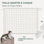 WOOWOOD® Filet Chat Balcon [Renforcé par Fil supplémentaire] | Filet Chat | Filet de Protection Chat | Filet Balcon Chat | Filet