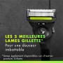 Gillette Labs Lot De 10 Recharges De Rasoir Pour Hommes, AUTHENTIQUES, A 5 Meilleures Lames De La Marque, Barre Exfoliante Pour 