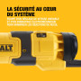 DEWALT - Meuleuse d'angle filaire 125mm à vitesse variable, 1500W avec interrupteur anti-redémarrage - Kit de surfaçage, DWE4257