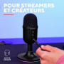 Trust Gaming GXT 236 Yami Micro Gamer à Condensateur, Microphone USB pour Le Streaming, Twitch, Youtube, Podcast, Jeux PS5, PS4,