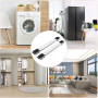 Sudnsadaks Support Machine à Laver Sèche-Linge, Support Frigo, Roulette Machine à Laver pour Lave-Linge Réfrigérateur Sèche-Ling