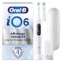 Oral-B Brosse A Dents Electrique iO 6 Blanche, 5 Modes De Brossage Dont Blancheur Et Soin Des Gencives, Capteur De Pression, Ecr