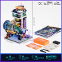 Lumibricks Cyberpunk Kit de construction flottant