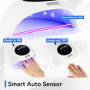 JODSONE Lampe UV Ongles Gel, Sécheur d'ongles gel à LED, Lampe à ongles gel portable avec capteur automatique et 4 minuteries po