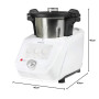 Unbekannt SilverCrest Monsieur Cuisine Connect Robot-cuiseur avec accessoires standards Weiß