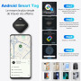 Smart Traceur GPS Android, Tag Android, Fonctionne avec l’app Google Localiser (Uniquement Android), Localisateur GPS, IP66 Impe