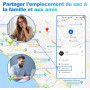 Smart Traceur GPS Android, Tag Android, Fonctionne avec l’app Google Localiser (Uniquement Android), Localisateur GPS, IP66 Impe