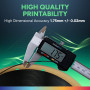 OVERTURE TPU Filament 1.75mm, Bobine de 1kg(2,2lbs), 95A TPU Précision dimensionnelle +/- 0,02 mm (Noir)