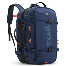 Tolaccea Sac a Dos Voyage Cabine Avion, 40L-50L Grand Sac à Dos Voyage, Pour Ordinateur Portable 15.6 Pouces, Sac Cabine Avion P