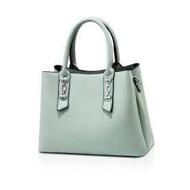 NICOLE & DORIS Sac Bandoulière Femme Sac a Mains Pochette en PU Cuir Sac Élégant Sac Fourre Tout Moyen Modèle Sac avec Trois Com