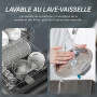 DOOOB Fontaine a Eau Chat 3.2L, Fontaine à Eau Chat INOX avec Pompe Ultra-Silencieuse, Distributeur Fontaine a Eau pour Chien, 8
