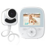 VIZOLINK Babyphone Camera, 2,8 Pouces Bébé Moniteur avec 4000mA Batterie, Vision Nocturne, VOX, 3X Zoom, Communication Bidirecti