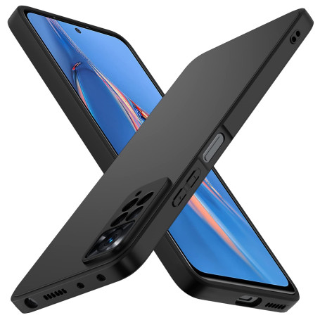 ivoler Noir Mat Coque pour Xiaomi Redmi Note 12 Pro 4G avec Protection Caméra, Ultra Mince Étui de Protection en Silicone Antich