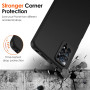 ivoler Noir Mat Coque pour Xiaomi Redmi Note 12 Pro 4G avec Protection Caméra, Ultra Mince Étui de Protection en Silicone Antich