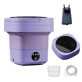12L Machine a laver portable, Mini machine à laver, jusqu'à 1,7 kg, lave-linge de voyage, de camping, Pour Sous Vêtements,Chauss