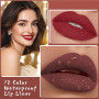 katiluxiya Lot de 12 crayons à lèvres imperméables avec couvercle, longue durée et imperméable, crayon à lèvres naturel Lip Line