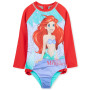Disney Maillot de Bain Fille, 1 Pièce Maillot de Bain Manche Longue Enfant Set