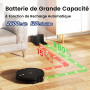 VersLife L6 Robot Aspirateur Laveur, 2 en 1 Aspirateur Robot Laveur, 4000Pa, 120 Min d'Autonomie, Alexa/WiFi/APP/Télécommande, R
