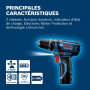 Bosch Professional 12V System perceuse-visseuse sans-fil GSR 12V-15 (avec 2 batteries 2,0 Ah, chargeur, set d’accessoires 39 piè