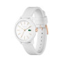 Lacoste Montre Analogique à Quartz pour Homme ou Femme de la Collection Lacoste.12.12. avec Un élégant Bracelet en Silicone à Te