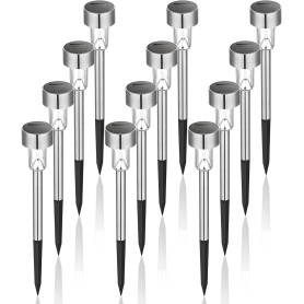 GIGALUMI Lampe Solaire Extérieur, Lampe Solaire Extérieur Jardin,Étanche Lumière Solaire Extérieur pour Terrasse, Pelouse, Jardi