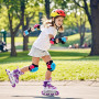 Patins à roulettes en Ligne Réglables pour Enfants Filles, Rollers en Ligne pour Enfants et Débutant pour Intérieur Extérieur Sp