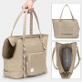 Pecute Sac de Transport pour Chien Chat, Sac à Main pour Animaux De Compagnie Sac de Voyage, Convient pour la Marche et Les acti
