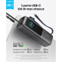 Anker Batterie Externe pour Ordinateurs Portables, Chargeur 25000mAh 3 Ports USB-C 100W pour Plusieurs Appareils, Câble Intégré+