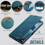 Azororo Coque pour Samsung Galaxy S22 Ultra 5G Premium Housse Cuir Protection Pochette Rabat Portefeuille Flip Case Porte Magnét