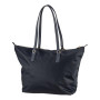 Tommy Hilfiger Cabas Sac Femme Poppy avec Fermeture Éclair, Bleu (Space Blue), Taille Unique