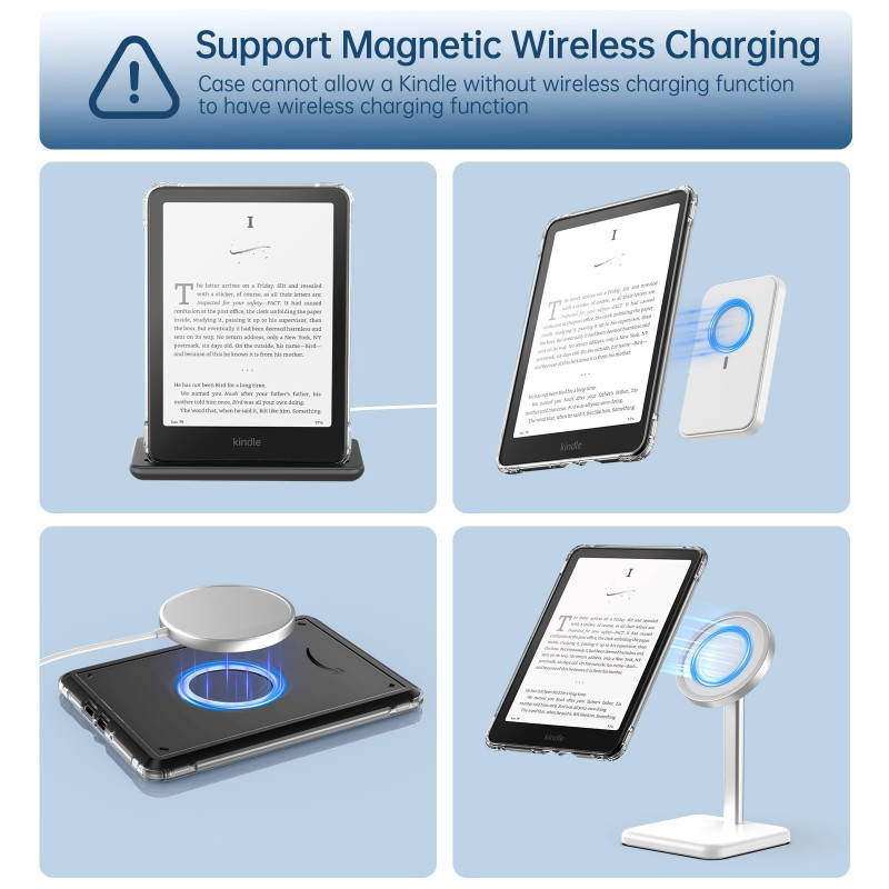 MoKo Coque Pivotante à 360° pour 7 Kindle Paperwhite 12e Gén 2024
